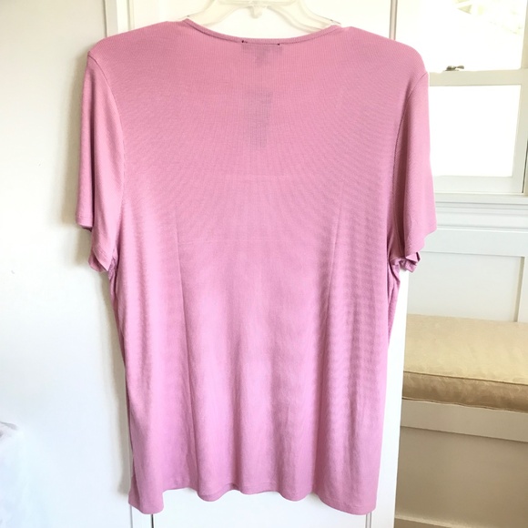 INC INTERNATIONAL CONCEPTS Ribbed Short Sleeve Square Neck Top Plus Size 2X NWT - Picture 5 of 16